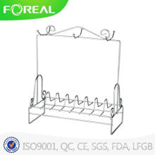 Chromed Metal Wire Glass Cup Rack